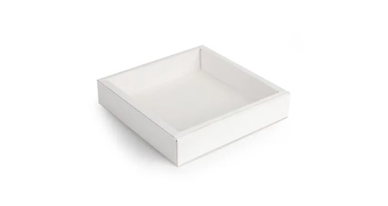 Mondo Clear Lid Cookie / Biscuit Box - 155mm x 155mm - Miss Biscuit