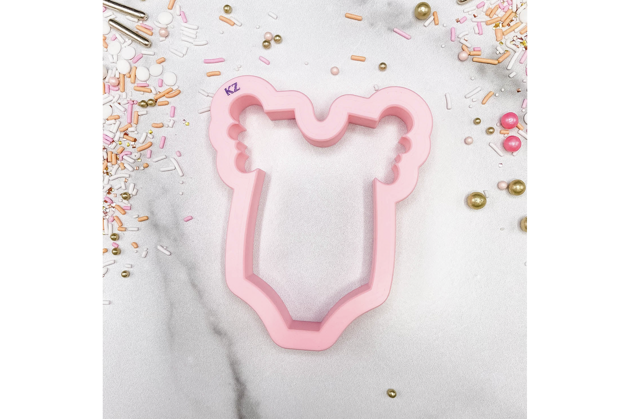 Baby overalls cookie cutter