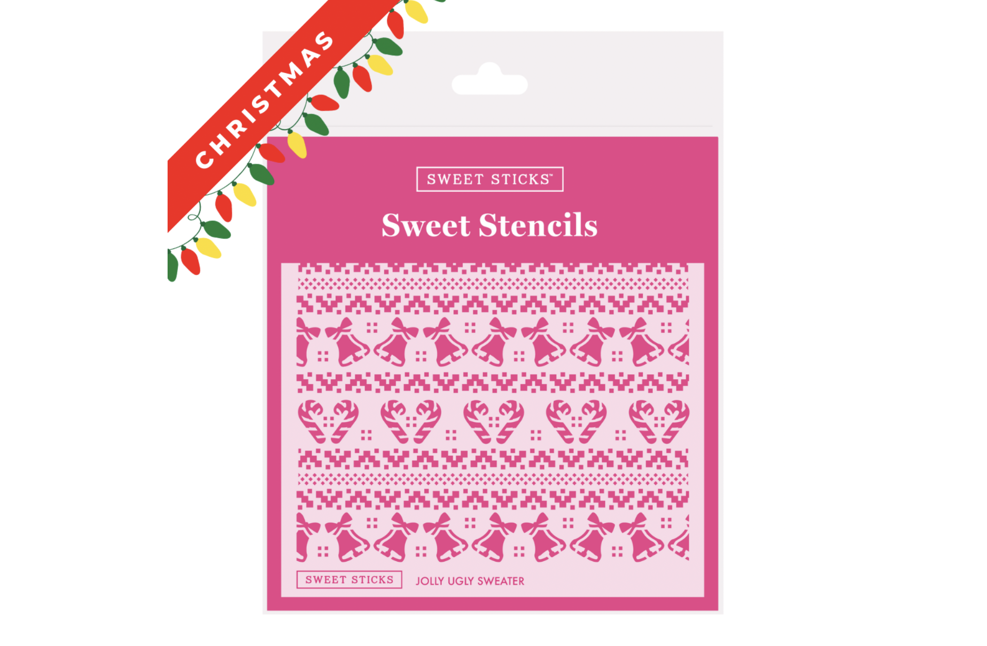 Jolly Ugly Sweater Stencil by Sweet Sticks - Miss Biscuit