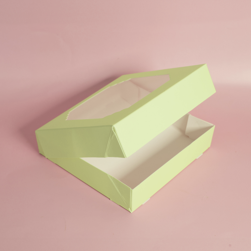 Scalloped Large Treat Box (Pack of 5) - Pastel Green