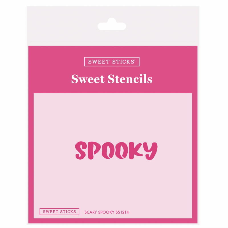 Spooky Scary Font Stencil by Sweet Sticks