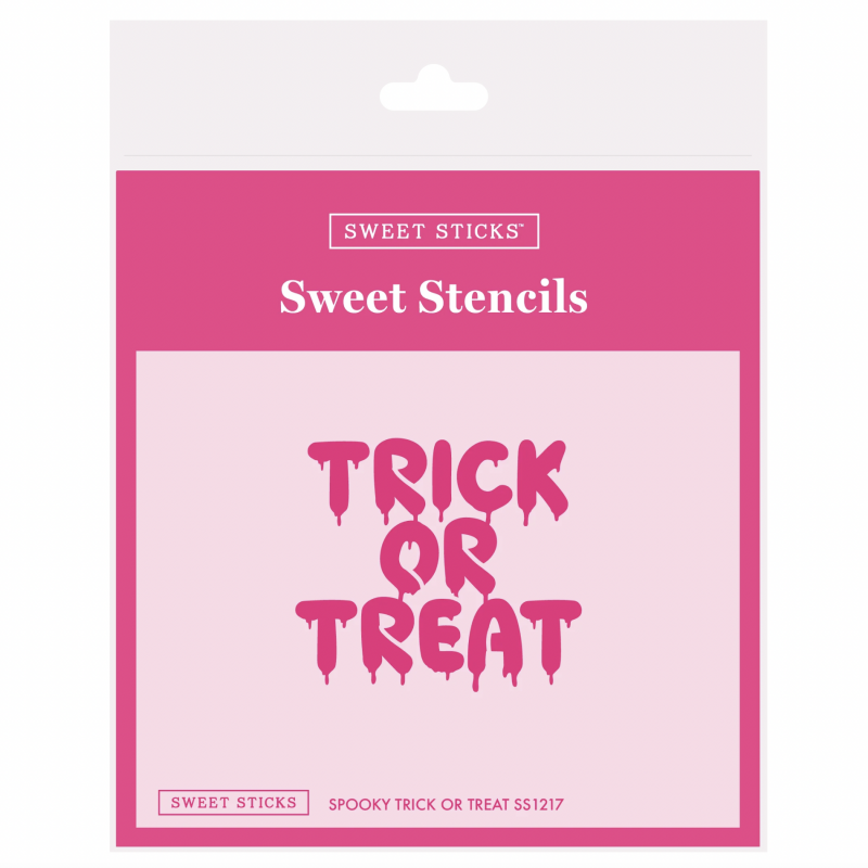 Trick or Treat Spooky Font Stencil by Sweet Sticks