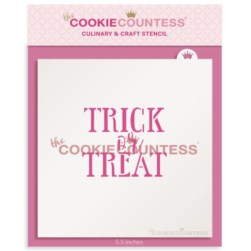 Cookie Countess 394 - Trick or Treat Stencil