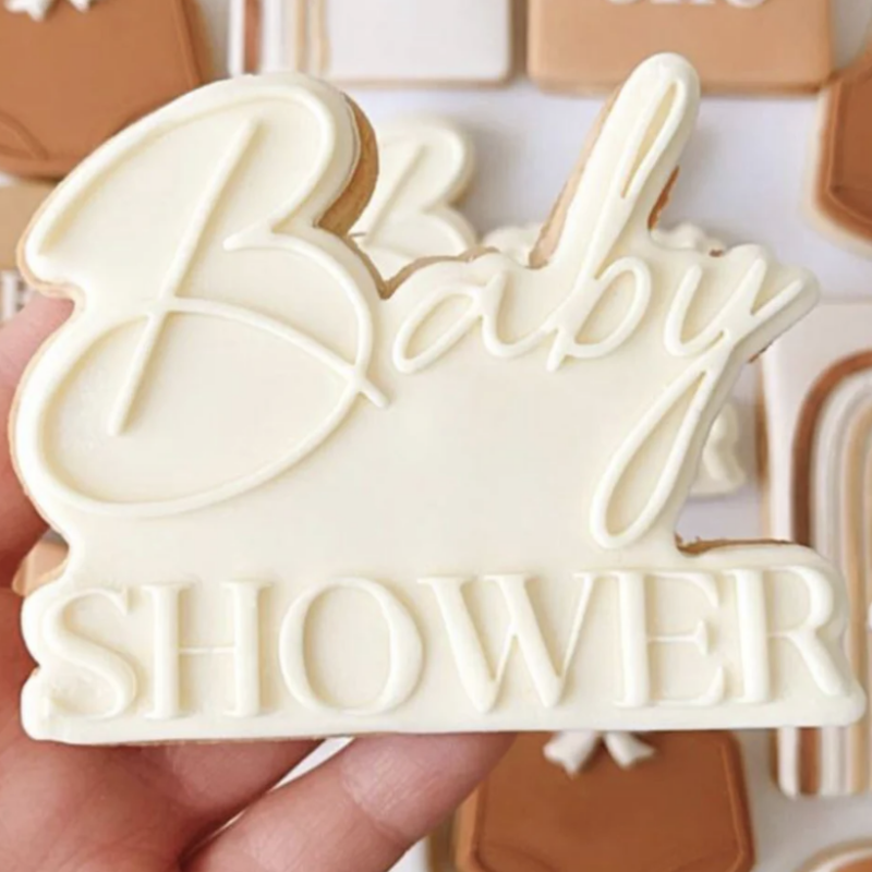 Baby Shower Stamp and Cutter Set by Boss Embossers