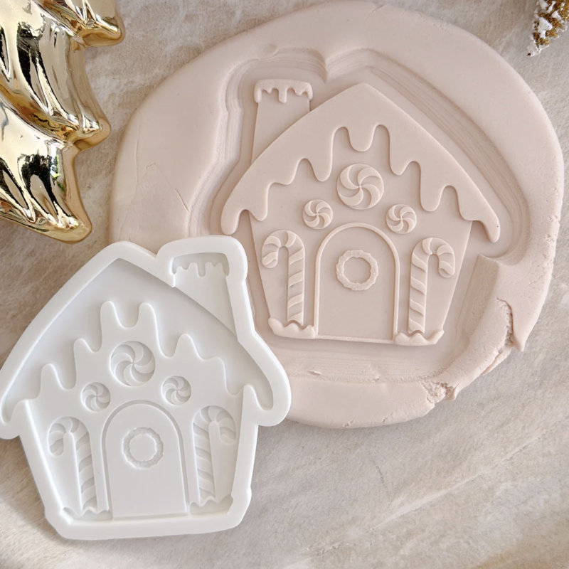 Gingerbread House Debosser and Cutter or Cutter Only by Cooki Co Cuts