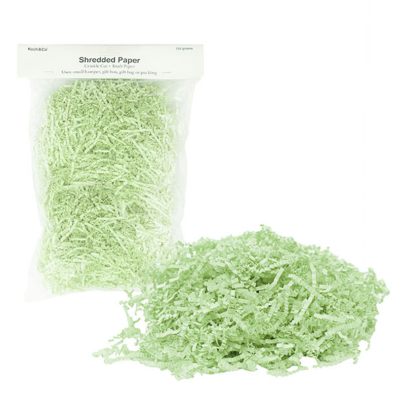 Premium Shredded Paper Filler Crinkle Cut Mint 150gram