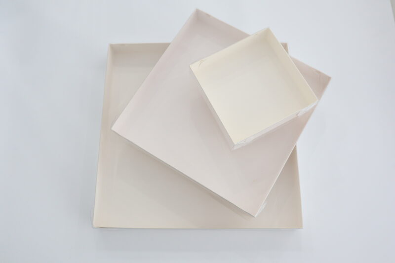 Clear Lid Square Boxes 3 sizes